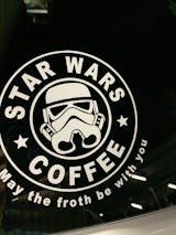 Star wars coffee Window Decal Sticker
