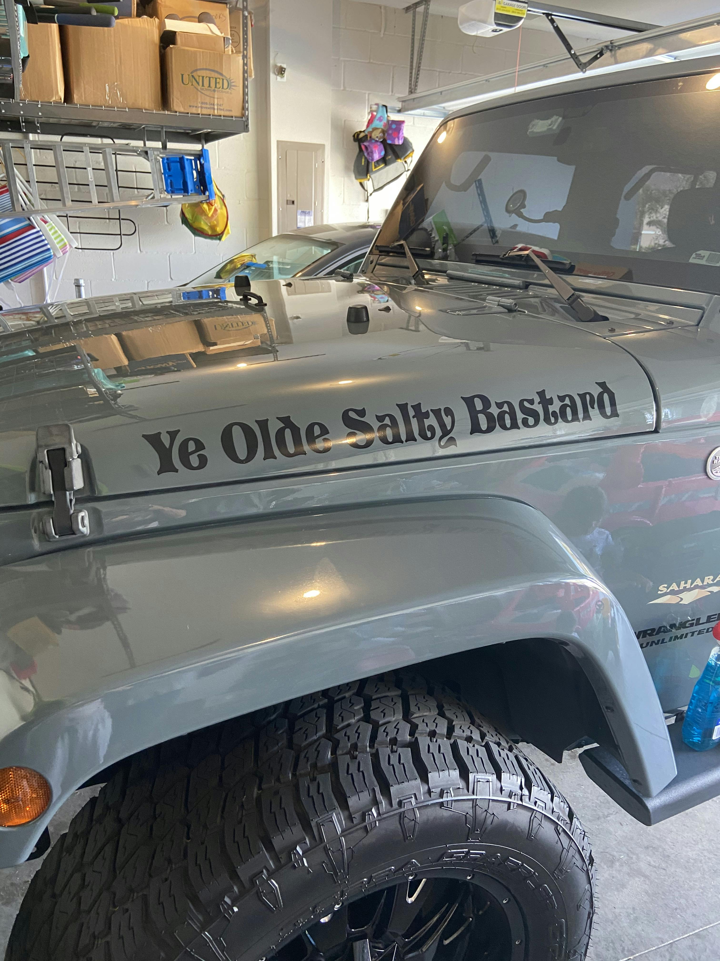 Custom Hood Text Jeep Decal Stickers – Custom Sticker Shop