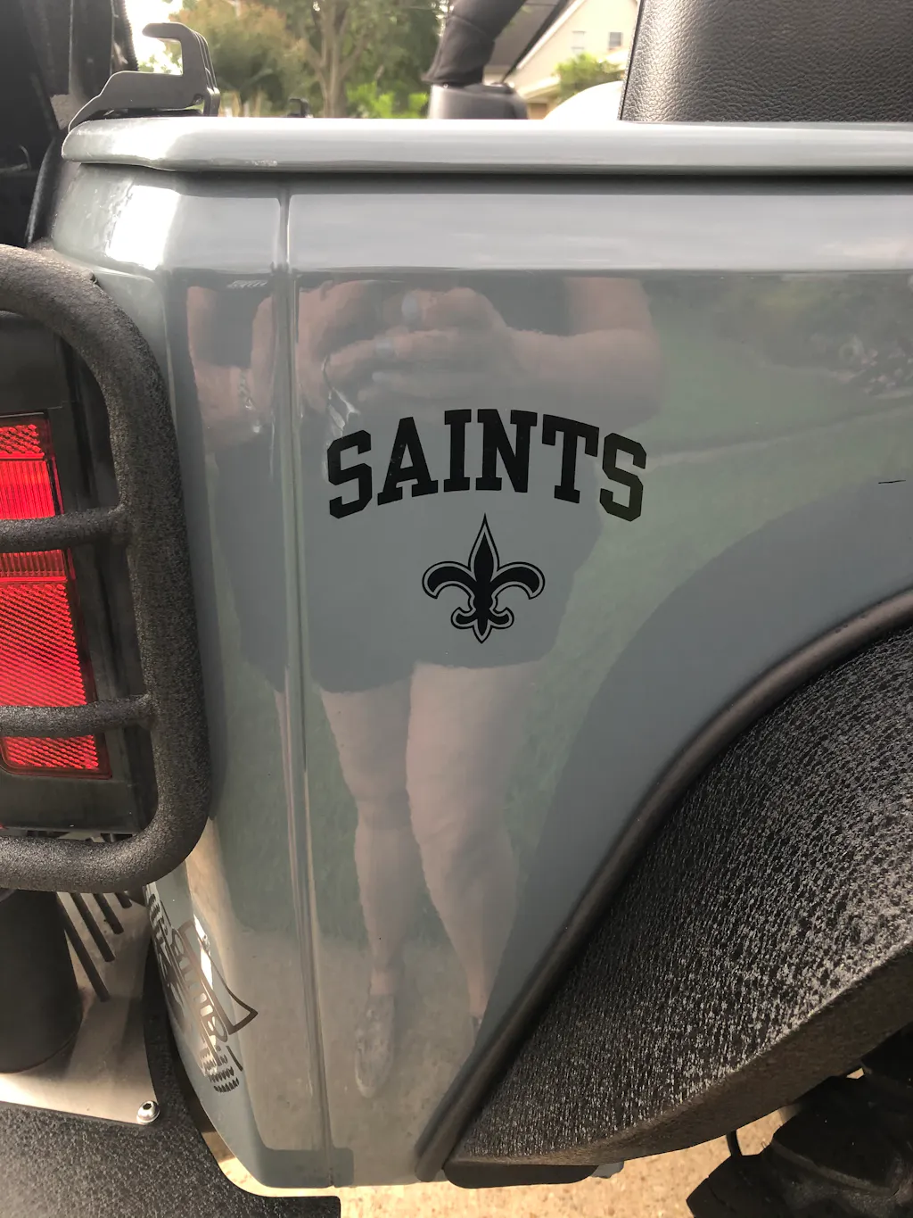 New Orleans Saints Decal Fan 3 Pack Multi Use Removable main image 0