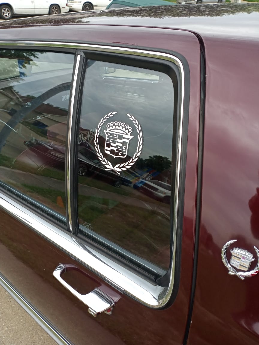 Cadillac Logo Window Decal Sticker 