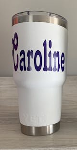 Yeti Decals – Cup Stickers – Custom Name