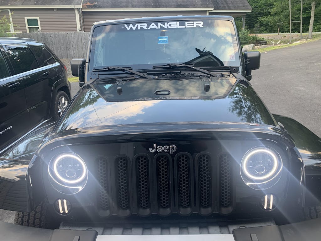 Jeep Wrangler Windshield Banner Decal Sticker Custom Made In the USA