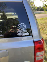 Calvin Pee On Your Custom Text Decal Stickers | Custom Made In the USA ...