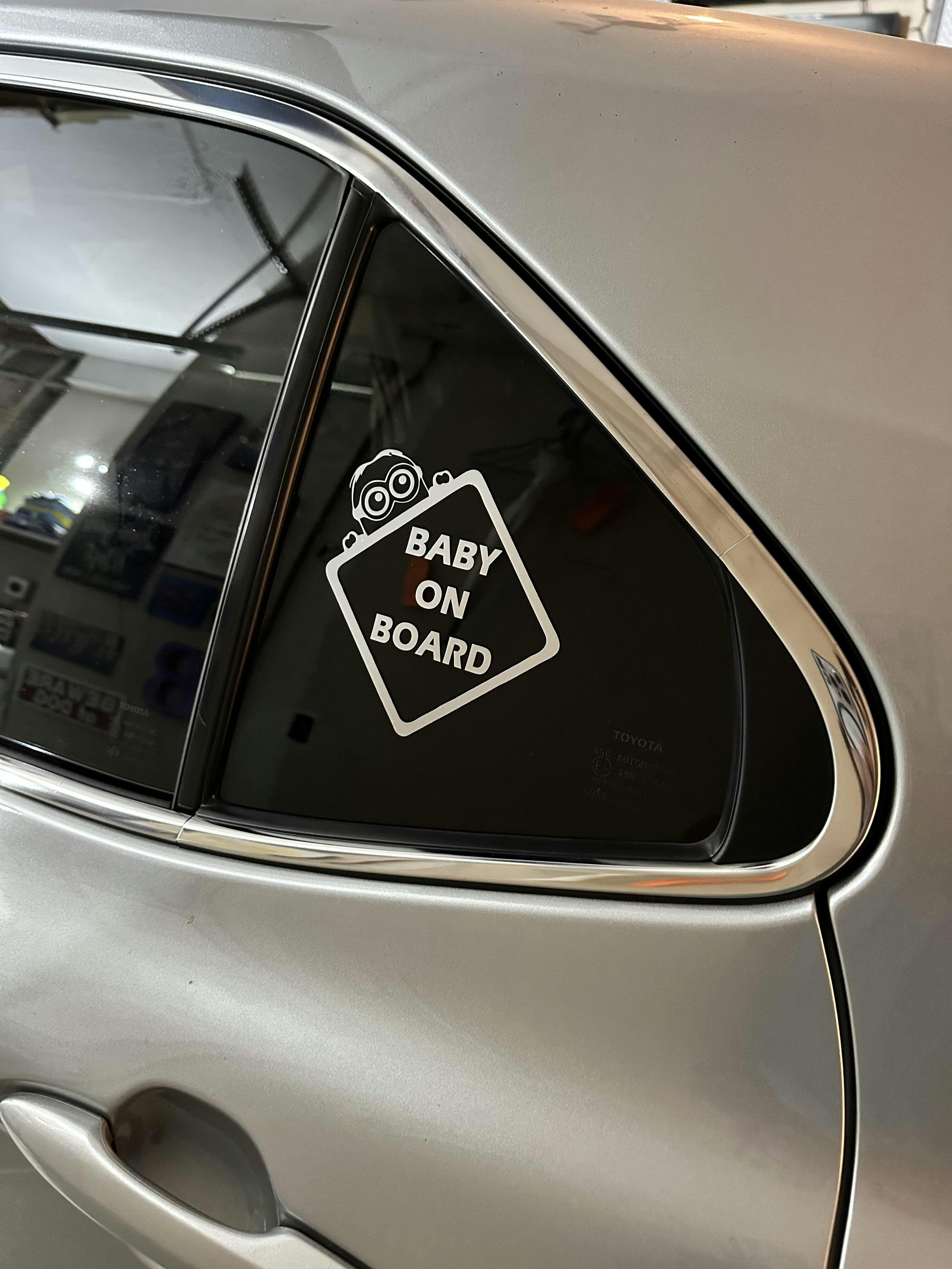Despicable Me Minion Baby On Board Decal Sticker Windows Cars