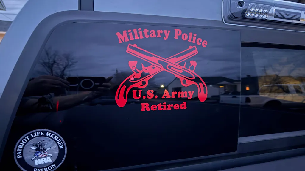 Military Police Window Decal Sticker | Custom Made In the USA | Fast ...