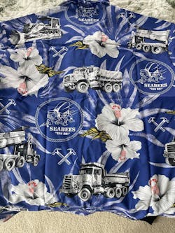 US Navy Seabees 250th Years Of Service Hawaiian Shirt