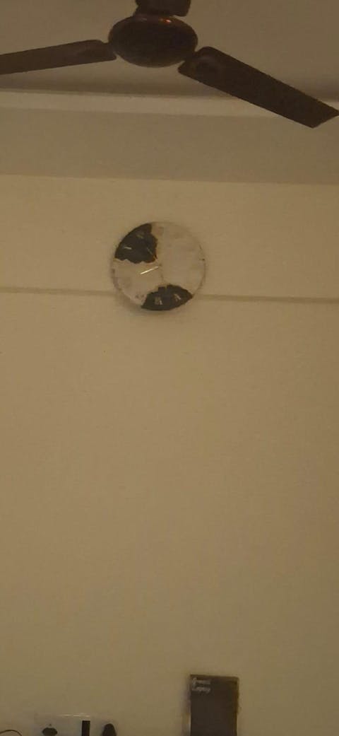 MSU Green Artpiece In the House Resin Wall Clock