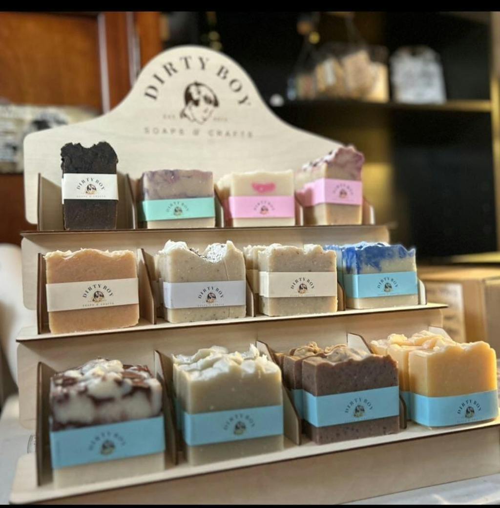 3-Tier Wooden Counter Display Stand - Perfect for Retail & Craft Shows