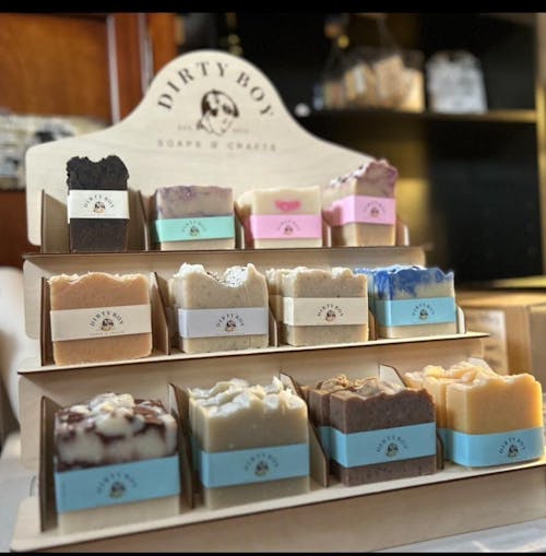 3-Tier Wooden Counter Display Stand - Perfect for Retail & Craft Shows