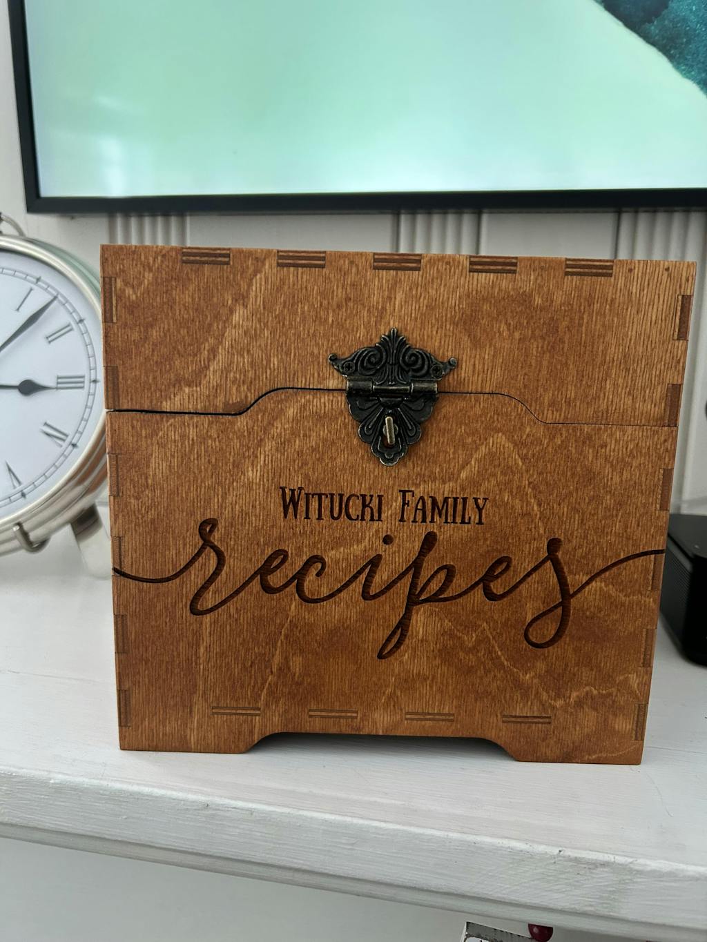 Choose the size of recipe box: