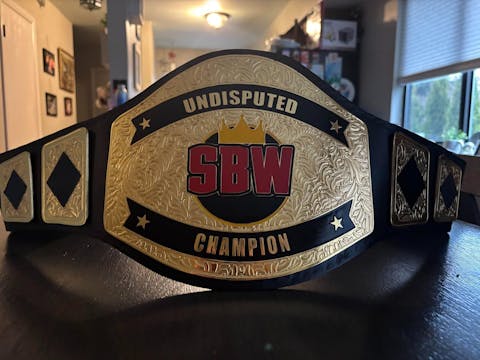 Ultimate Custom Wrestling Championship Belt
