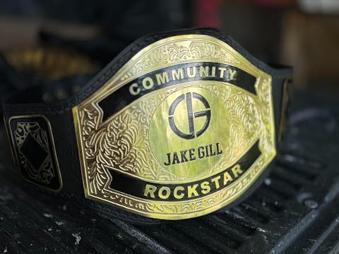 Ultimate Custom Wrestling Championship Belt