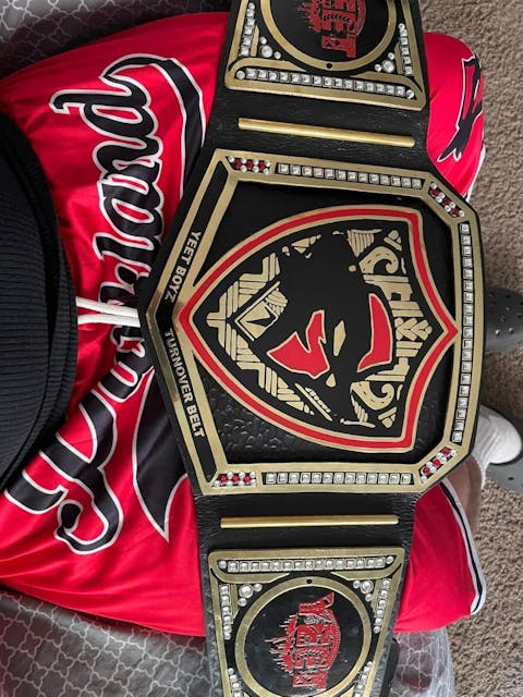 Custom Wrestling Championship Belt – HD Metal Engraving, Add Logo & Design for Award, Trophy, or Gift