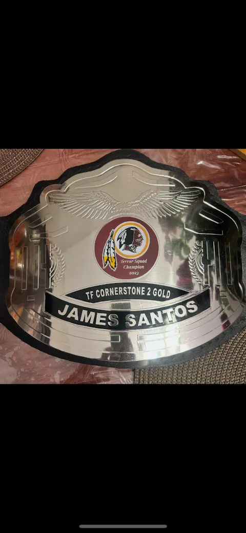 Exclusive Personalized Title Wrestling Belt