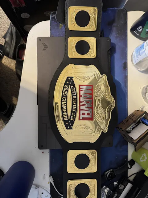 Exclusive Personalized Title Wrestling Belt
