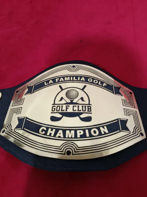 Custom Golf Championship Belt