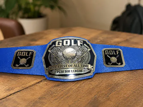 Customized Golf Championship Belt