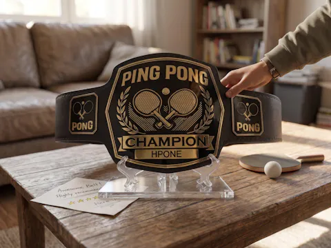 Customized Ping Pong Championship Belt