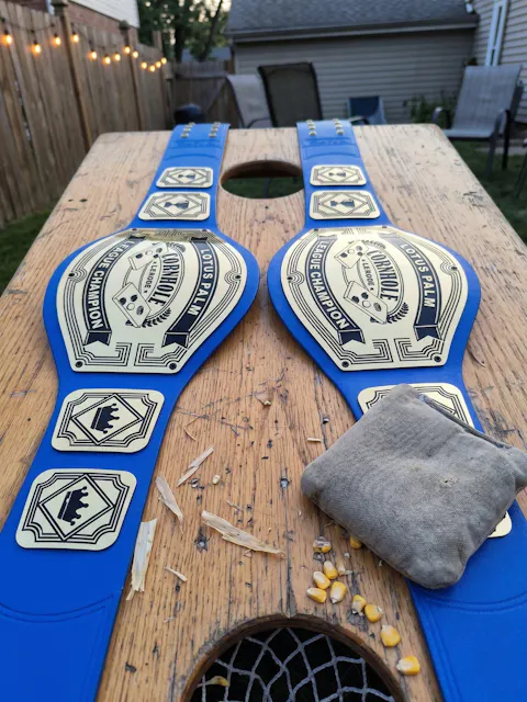 Custom Cornhole Championship Belt