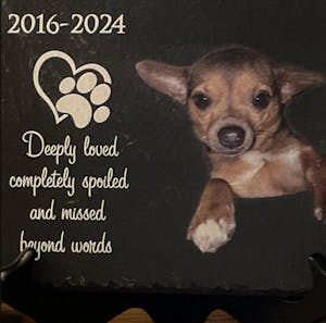 Deeply Loved Completely Spoiled And Missed Beyond Words - Personalized Memorial Stone Base Stand - MS32