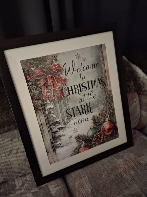 Welcome To Christmas At My Home - Personalized Poster, Gift For Family, Family Name Christmas