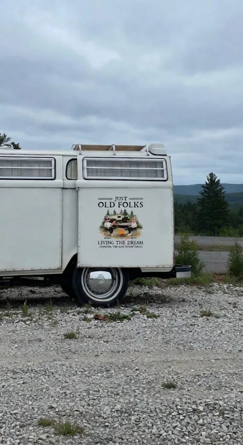 Living the Dream One Kid’s Inheritance At A Time - Personalized Decal, Funny Camping Gift For Old Parents, Grandparents