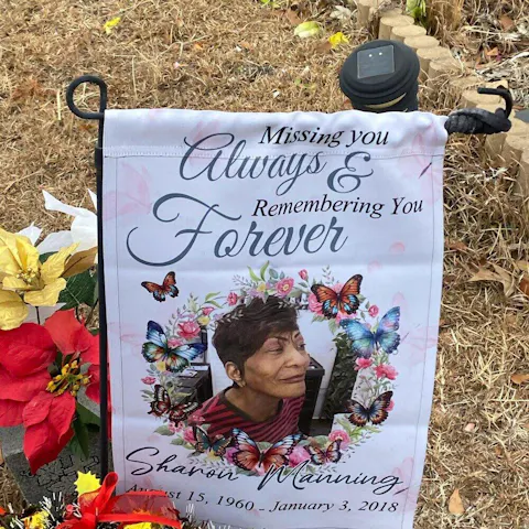 Missing You Always & Remembering You Forever - Personalized Garden Flag - GF22TL