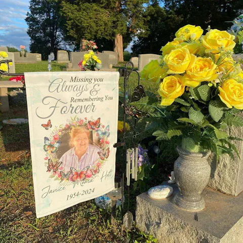 Missing You Always & Remembering You Forever - Personalized Garden Flag - GF22TL