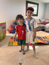 Lionel Messi Kids Soccer Argentina Home Jersey Set Youth & Toddler Sizes