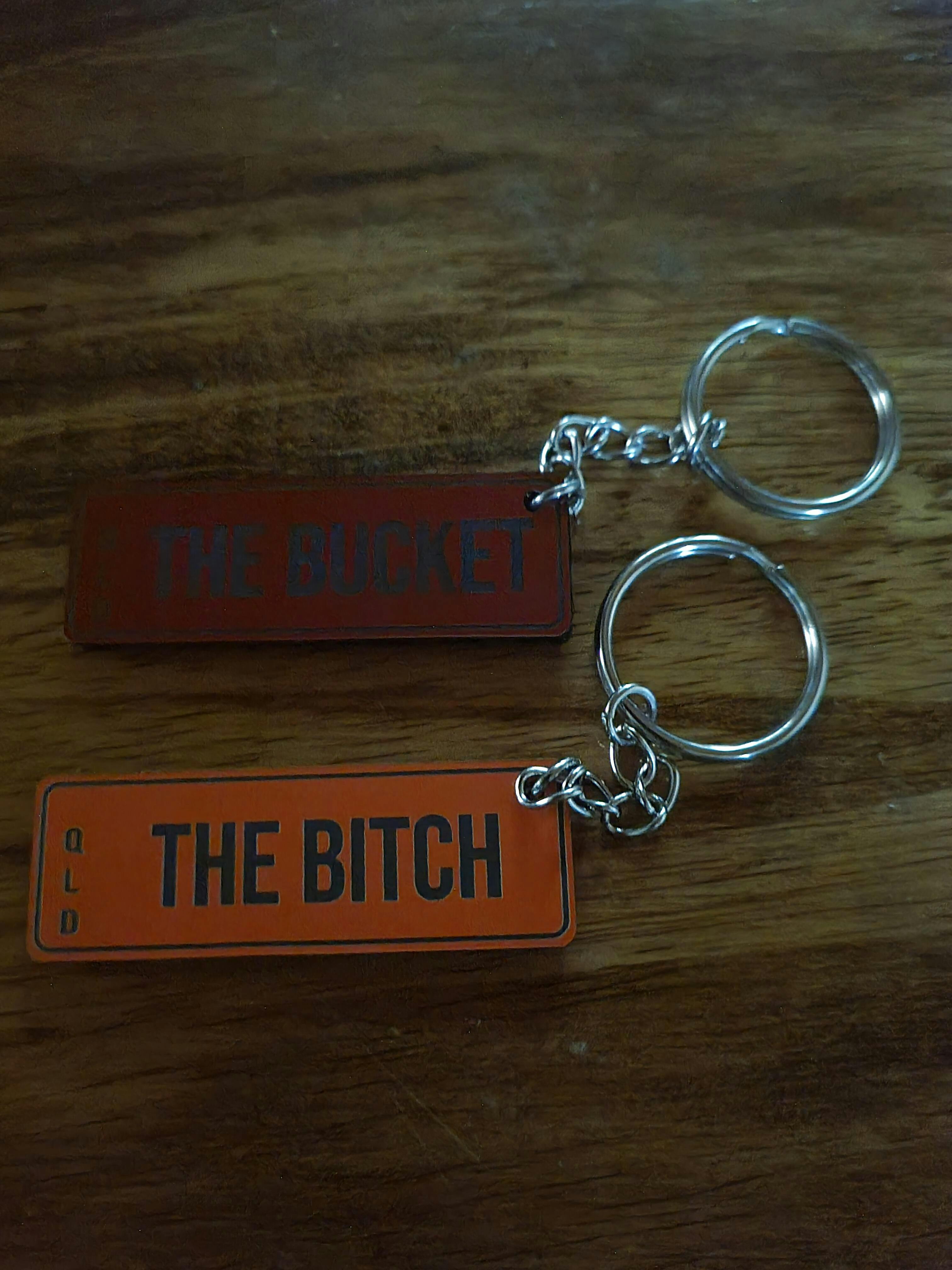 Style Y PlateIt© Licence Plate Keychain All Colours CustomKings