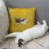 Custom Embroidered Pet Portrait Velvet Cushion
