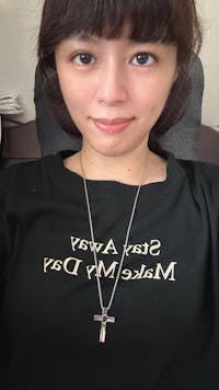 Cuswelry投影頸鏈 - 純十字架 (男女款)