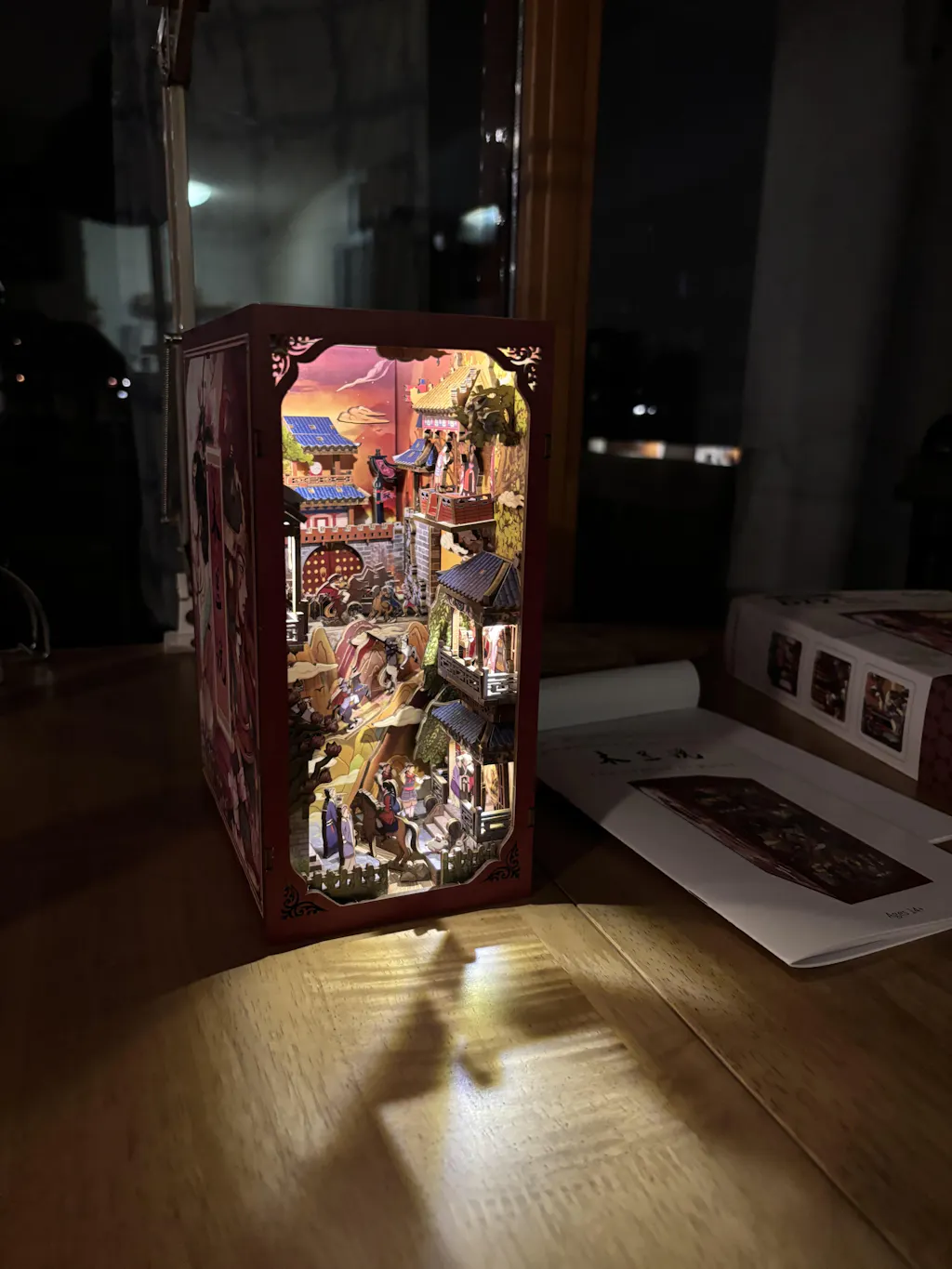 CUTEBEE DIY Book Nook Kit（The Legend of Mulan）
