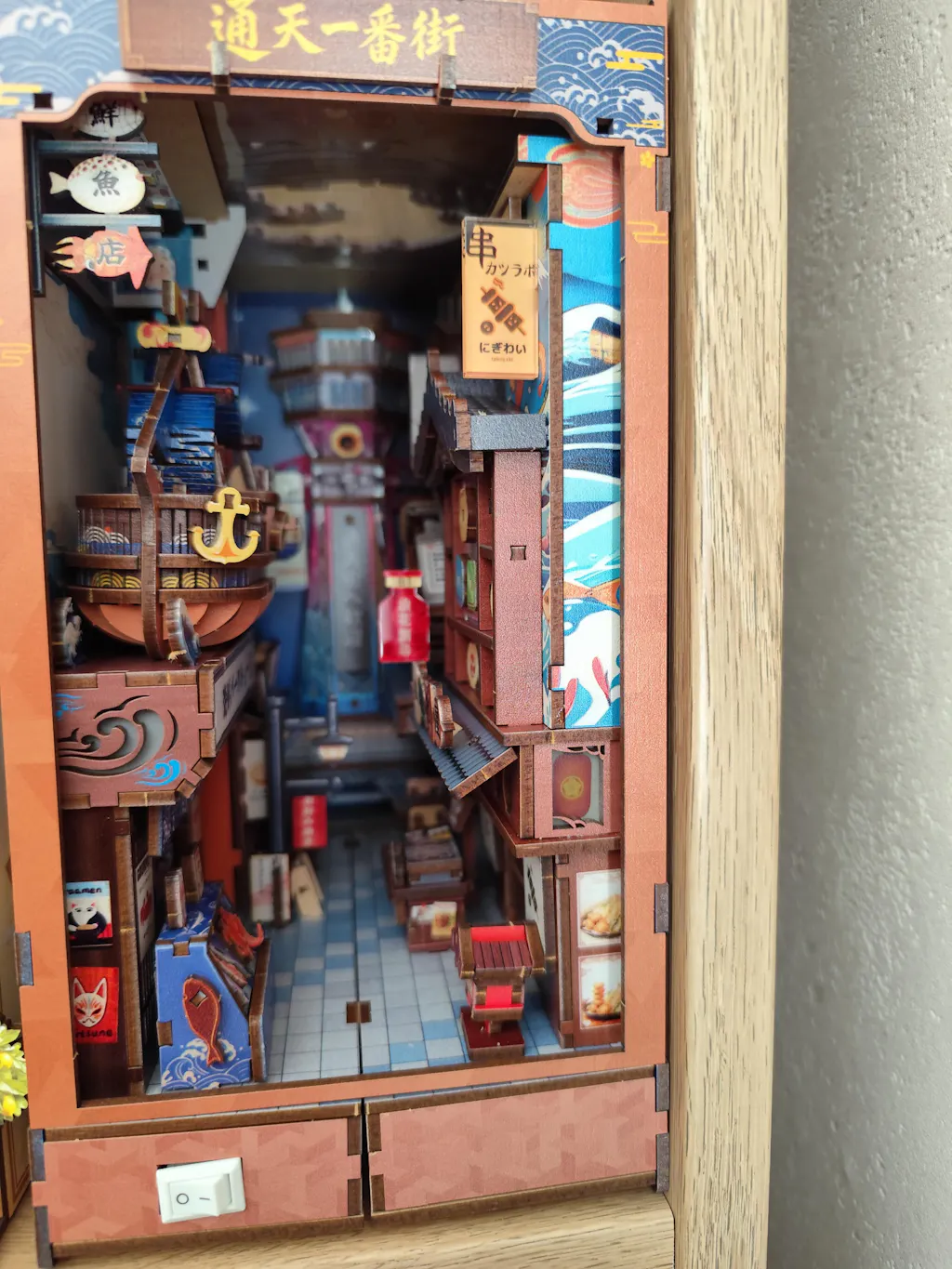CUTEBEE DIY Book Nook Kit | Tsutenkaku Ichiban Street