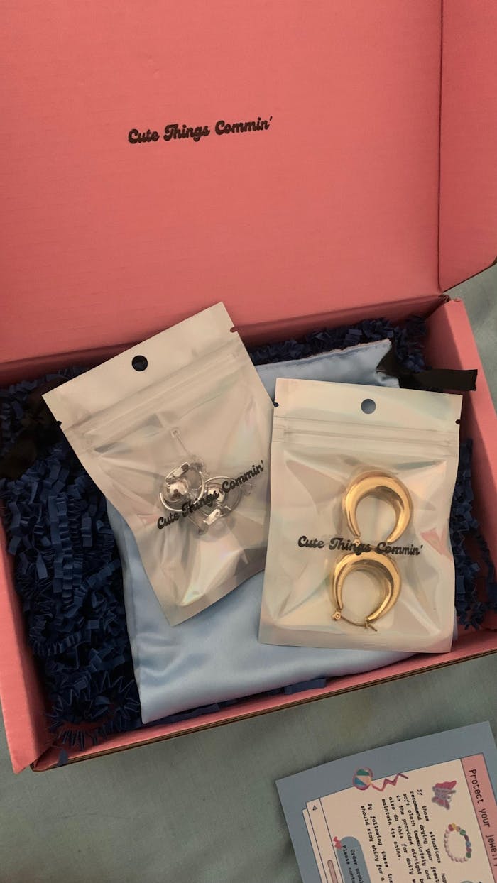 18K Gold Stainless Steel Oval Hoop Earrings