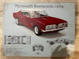 Plymouth Barracuda Original Blueprint Art