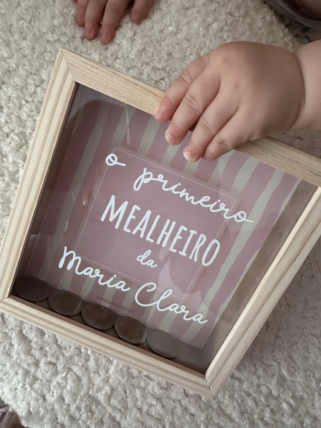 Mealheiro Personalizado com Nome para Bebé e Criança