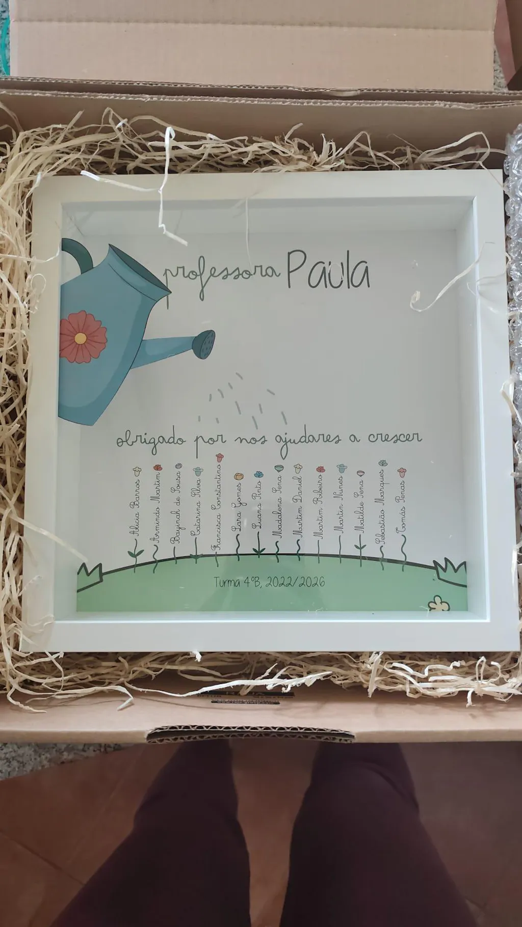 Quadro Jardim de flores | Um Presente Único da Turma