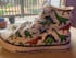 Dinosaur Pattern High Top Sneakers Custom Shoes PT3006