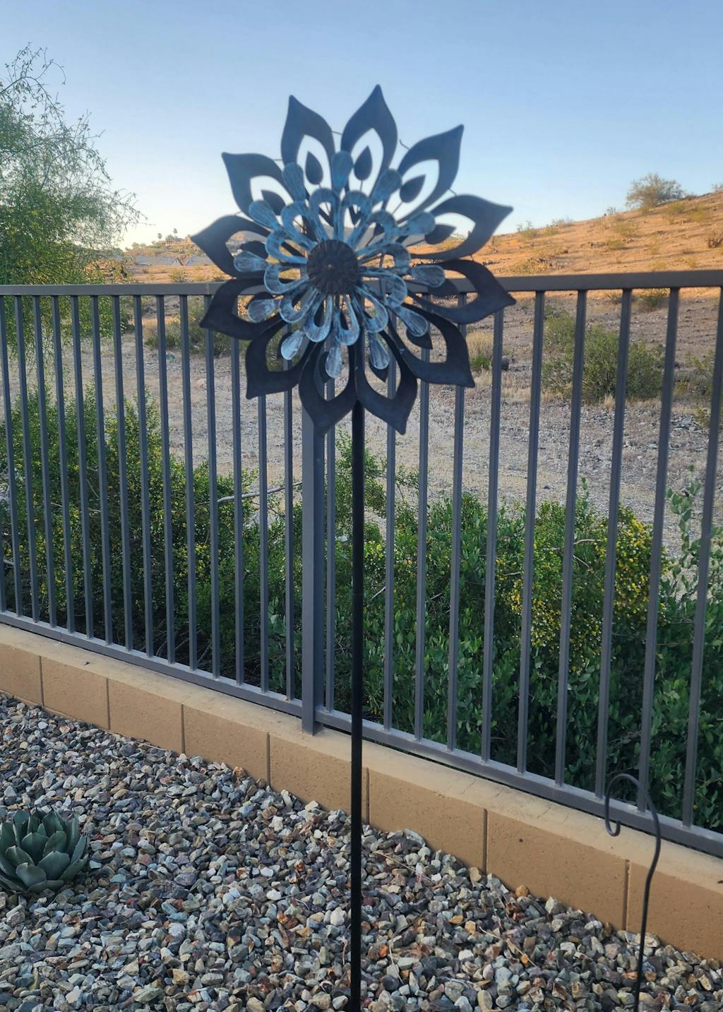 Garden Wind Spinner Replacement Poles 71 in., with 3 adjustable Rods