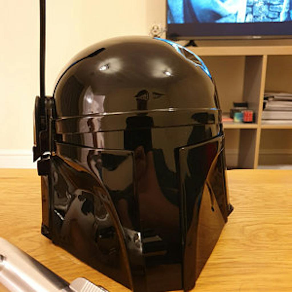 Mandalorian - Black Helmet – Cyber Craft