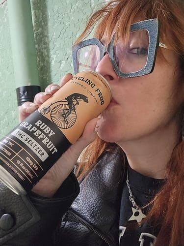Cycling Frog - Ruby Grapefruit Seltzer | 5mg THC + 10mg CBD