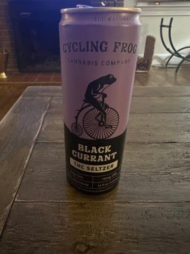 Cycling Frog - Black Currant Seltzer | 5mg THC + 10mg CBD