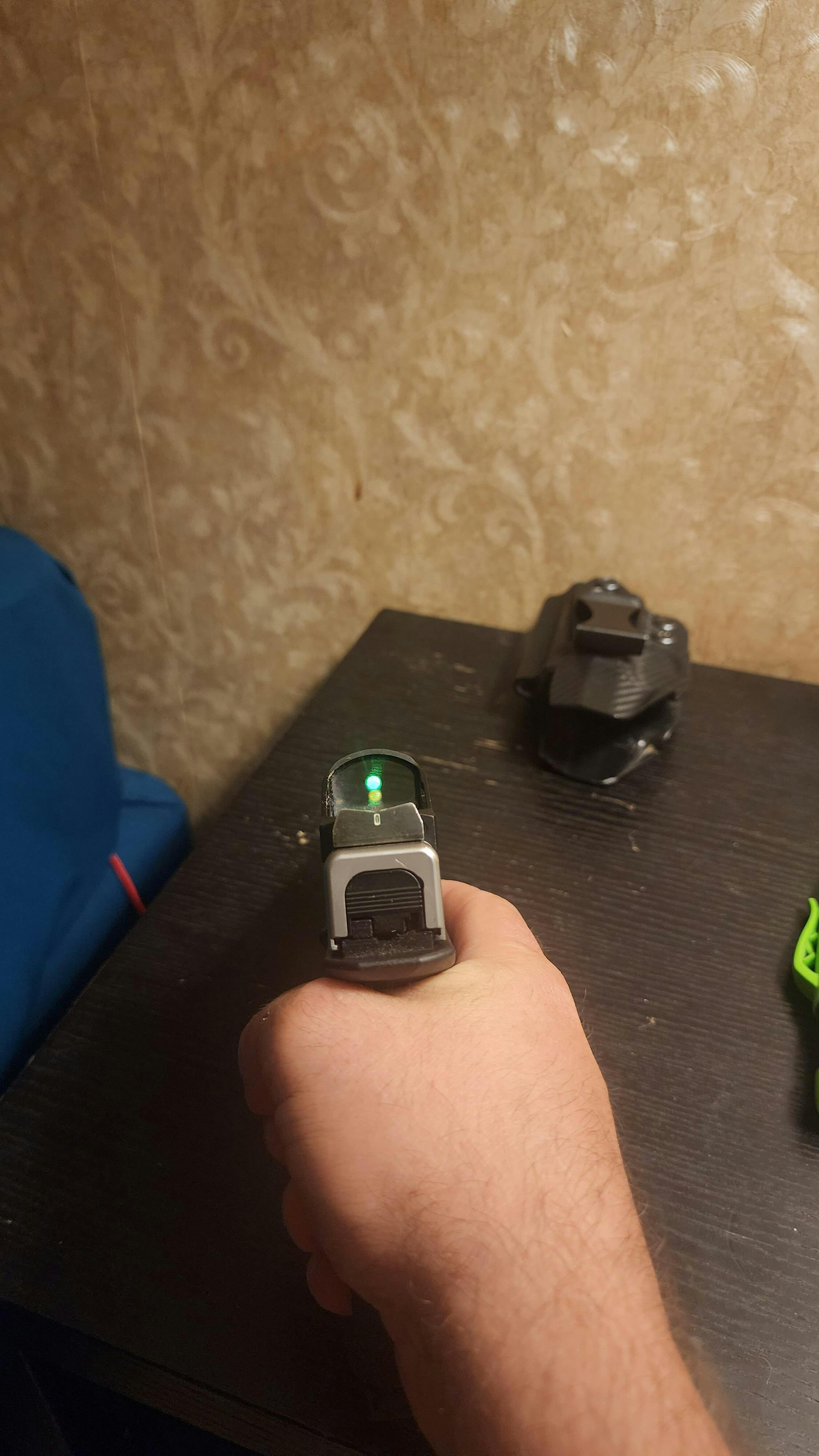 Cyelee CT2 Rugged Shake Awake Pistol Green Dot Sight Optic