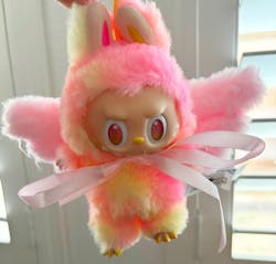 [Pink] Plush Angel Wings
