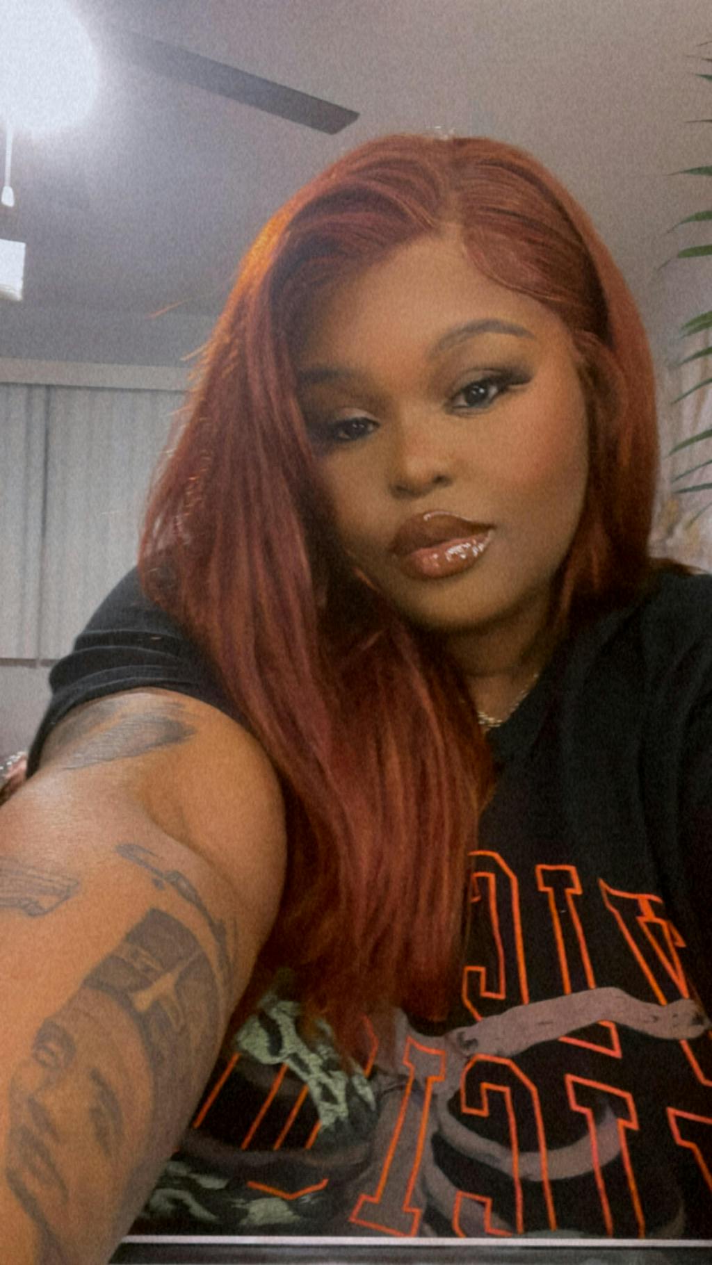 33 Reddish Brown Body Wave/Water Wave Human Hair Lace Front Wigs