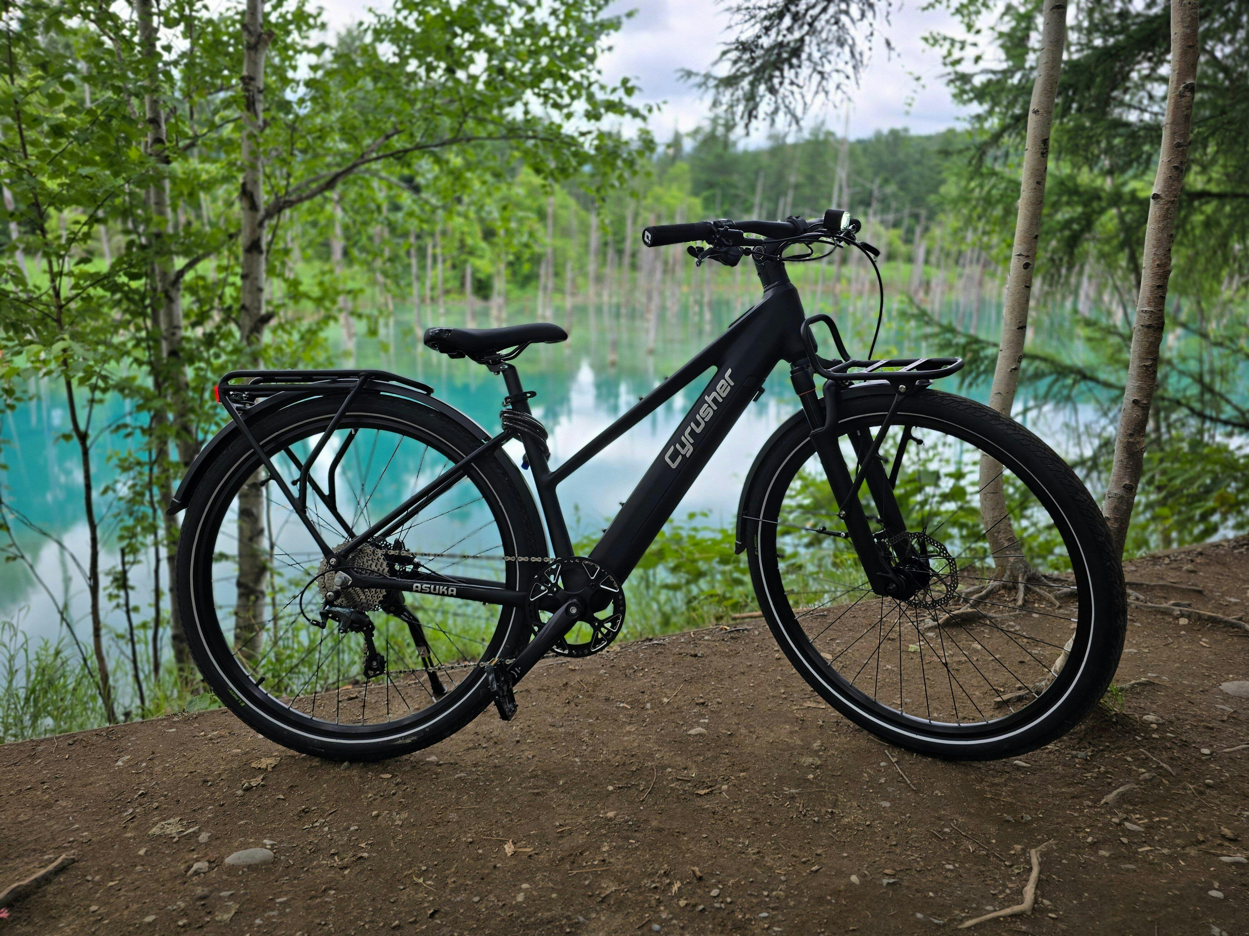 AsukaトレッキングeBike (sku: JP-Asuka-Black) | Cyrusher JP