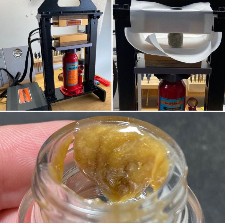 Personal Rosin Press Solventess Rosin Extraction at Home