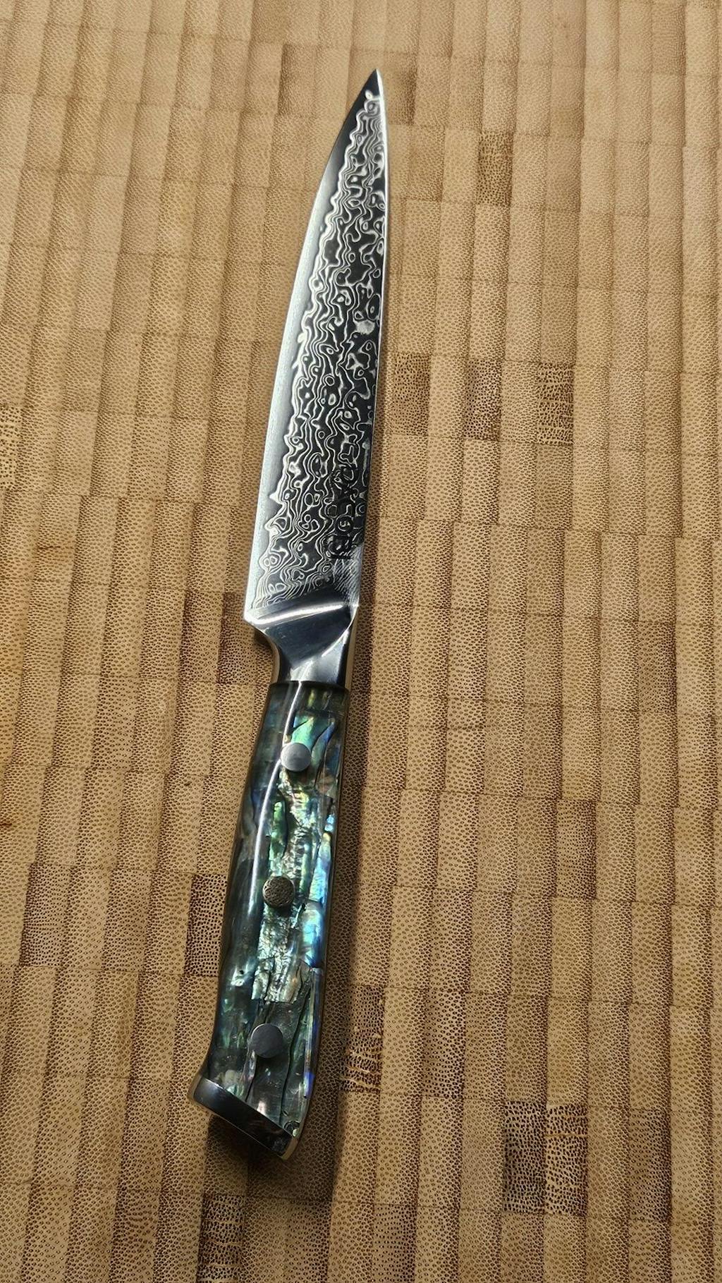 Univerzální nůž C20, Damašková ocel, 15 cm