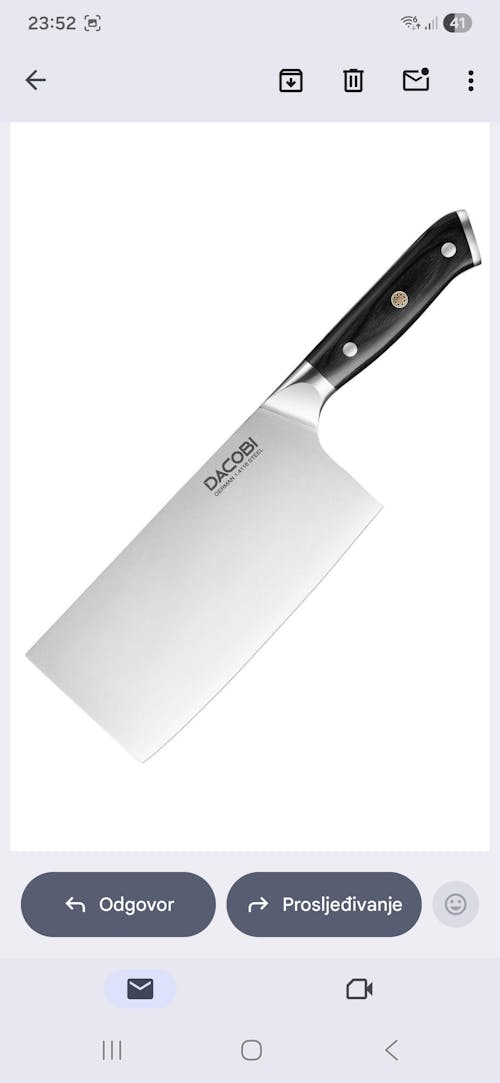 Profesionalni Gyuto nož C43, nehrđajući čelik